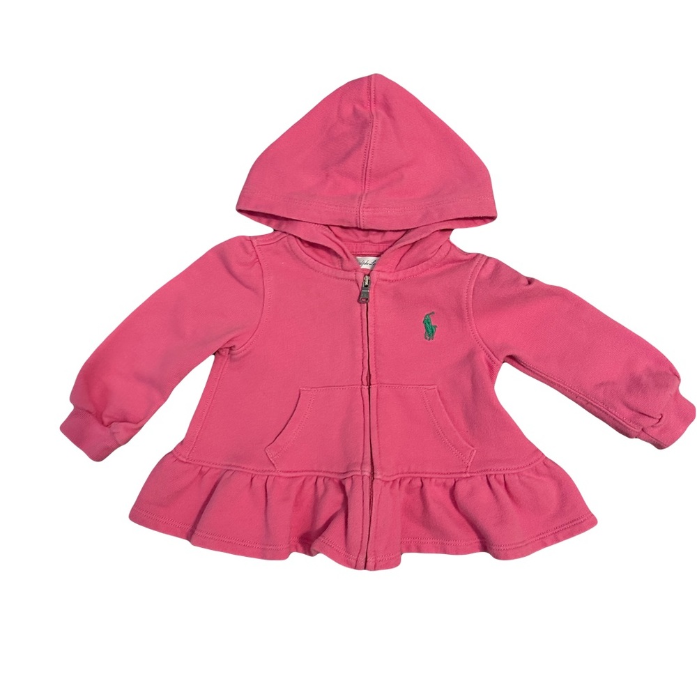 Pink Ruffle Ralph Lauren Jacket with Hood